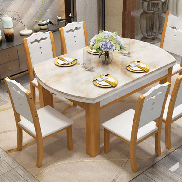Modern Wood Dining Armless Chair Open Back Dining Side Chair for Home Use Clearhalo ' kitchen&dining_furn' 'Dining Chairs' 'Dining Tables & Seating' 'dining_chair' 'furn' 'furn_dining_chair' 'Furniture' 'furniture_dining_chair' 'Kitchen & Dining Furniture' 'kitchen' 4315845