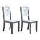 Modern Wood Dining Armless Chair Open Back Dining Side Chair for Home Use Grey 2 Piece Set Clearhalo ' kitchen&dining_furn' 'Dining Chairs' 'Dining Tables & Seating' 'dining_chair' 'furn' 'furn_dining_chair' 'Furniture' 'furniture_dining_chair' 'Kitchen & Dining Furniture' 'kitchen' 4315846