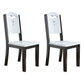 Modern Wood Dining Armless Chair Open Back Dining Side Chair for Home Use Black 2 Piece Set Clearhalo ' kitchen&dining_furn' 'Dining Chairs' 'Dining Tables & Seating' 'dining_chair' 'furn' 'furn_dining_chair' 'Furniture' 'furniture_dining_chair' 'Kitchen & Dining Furniture' 'kitchen' 4315849