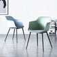 Plastic Modern Indoor-Outdoor Chair Dining Room Solid Back Upholstered Arm Chair Clearhalo ' kitchen&dining_furn' 'Dining Chairs' 'Dining Tables & Seating' 'dining_chair' 'Furniture' 'furniture_dining_chair' 'Kitchen & Dining Furniture' 'kitchen' 4315881