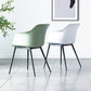 Plastic Modern Indoor-Outdoor Chair Dining Room Solid Back Upholstered Arm Chair Clearhalo ' kitchen&dining_furn' 'Dining Chairs' 'Dining Tables & Seating' 'dining_chair' 'Furniture' 'furniture_dining_chair' 'Kitchen & Dining Furniture' 'kitchen' 4315891