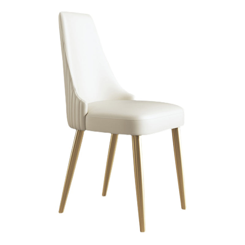 Nordic Style Dining Chairs Armless Side Chair for Kitchen with Metal Legs Clearhalo ' kitchen&dining_furn' 'Dining Chairs' 'Dining Tables & Seating' 'dining_chair' 'furn' 'furn_dining_chair' 'Furniture' 'furniture_dining_chair' 'Kitchen & Dining Furniture' 'kitchen' 4315902