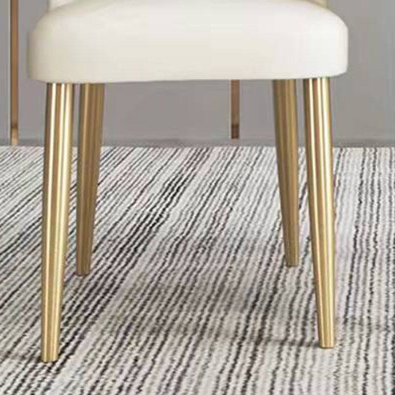 Nordic Style Dining Chairs Armless Side Chair for Kitchen with Metal Legs Clearhalo ' kitchen&dining_furn' 'Dining Chairs' 'Dining Tables & Seating' 'dining_chair' 'furn' 'furn_dining_chair' 'Furniture' 'furniture_dining_chair' 'Kitchen & Dining Furniture' 'kitchen' 4315904