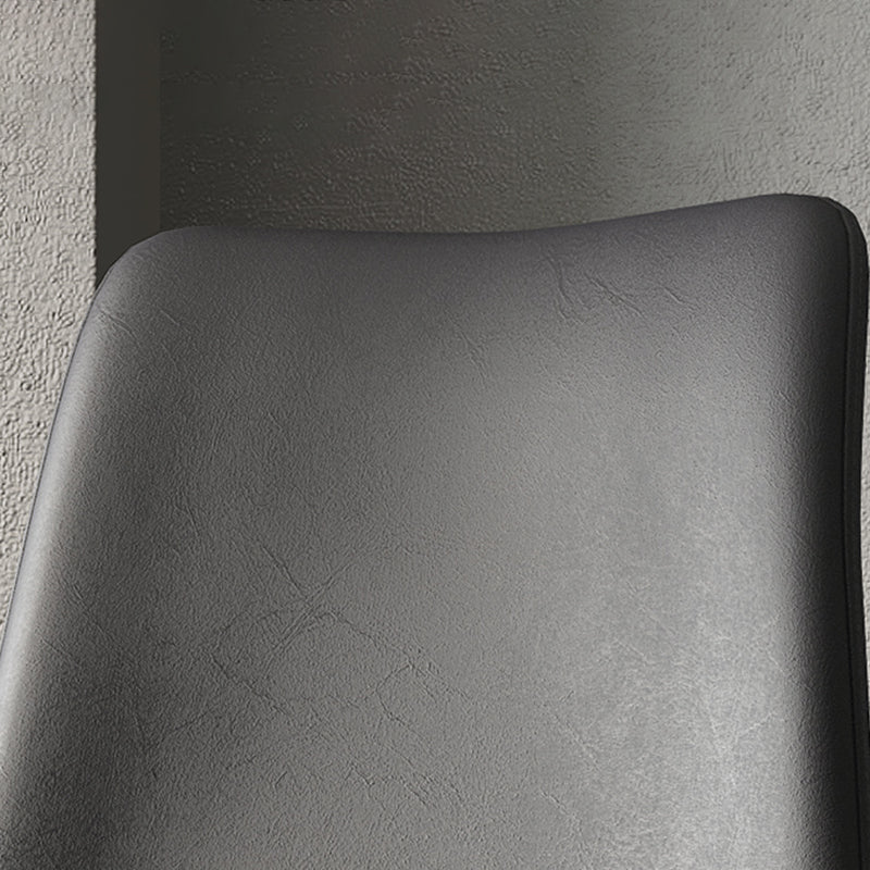 Contemporary Style Dining Chair Armless Side Chair for Kitchen with Metal Legs Clearhalo ' kitchen&dining_furn' 'Dining Chairs' 'Dining Tables & Seating' 'dining_chair' 'furn' 'furn_dining_chair' 'Furniture' 'furniture_dining_chair' 'Kitchen & Dining Furniture' 'kitchen' 4315916