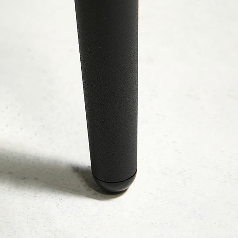 Contemporary Style Dining Chairs Armless Wingback Chairs for Kitchen with Metal Legs Clearhalo ' kitchen&dining_furn' 'Dining Chairs' 'Dining Tables & Seating' 'dining_chair' 'furn' 'furn_dining_chair' 'Furniture' 'furniture_dining_chair' 'Kitchen & Dining Furniture' 'kitchen' 4315933