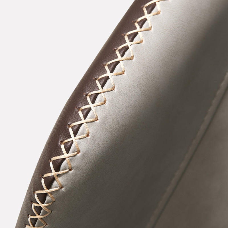 Contemporary Style Dining Chairs Armless Wingback Chairs for Kitchen with Metal Legs Clearhalo ' kitchen&dining_furn' 'Dining Chairs' 'Dining Tables & Seating' 'dining_chair' 'furn' 'furn_dining_chair' 'Furniture' 'furniture_dining_chair' 'Kitchen & Dining Furniture' 'kitchen' 4315935