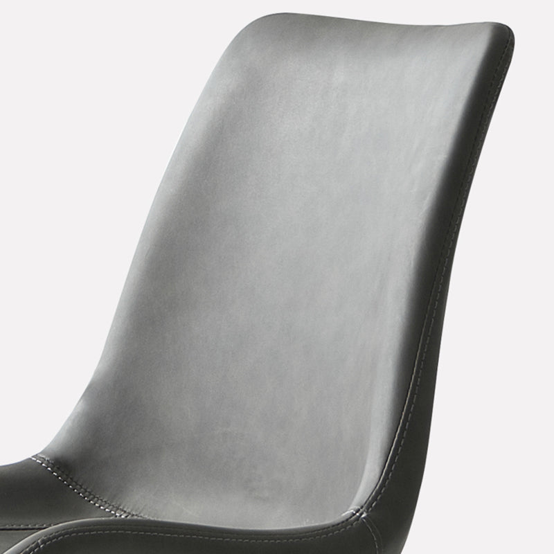 Contemporary Style Dining Chairs Armless Side Chairs for Kitchen with Metal Legs Clearhalo ' kitchen&dining_furn' 'Dining Chairs' 'Dining Tables & Seating' 'dining_chair' 'furn' 'furn_dining_chair' 'Furniture' 'furniture_dining_chair' 'Kitchen & Dining Furniture' 'kitchen' 4315981