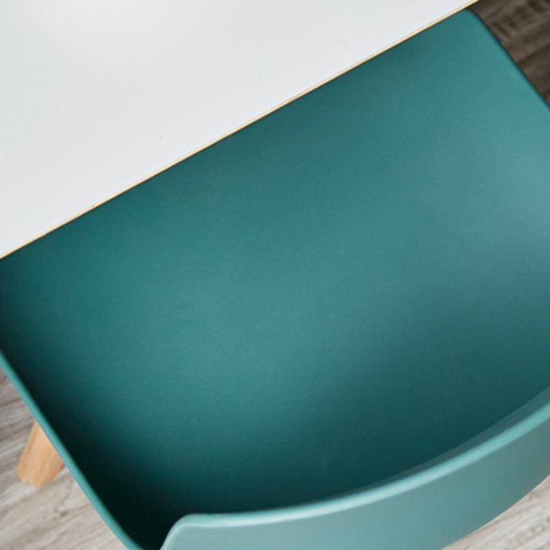 Scandinavian Restaurant Solid Back Side Chair Wood Matte Finish Dining Chair Clearhalo ' kitchen&dining_furn' 'Dining Chairs' 'Dining Tables & Seating' 'dining_chair' 'furn' 'furn_dining_chair' 'Furniture' 'furniture_dining_chair' 'Kitchen & Dining Furniture' 'kitchen' 4316029