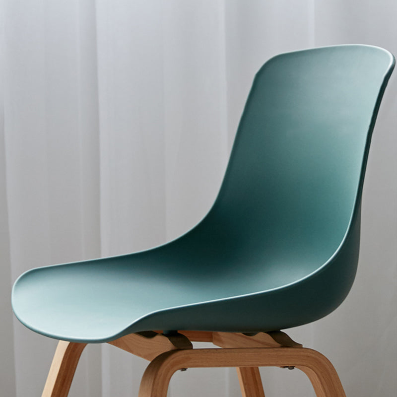 Scandinavian Restaurant Solid Back Side Chair Wood Matte Finish Dining Chair Clearhalo ' kitchen&dining_furn' 'Dining Chairs' 'Dining Tables & Seating' 'dining_chair' 'furn' 'furn_dining_chair' 'Furniture' 'furniture_dining_chair' 'Kitchen & Dining Furniture' 'kitchen' 4316033