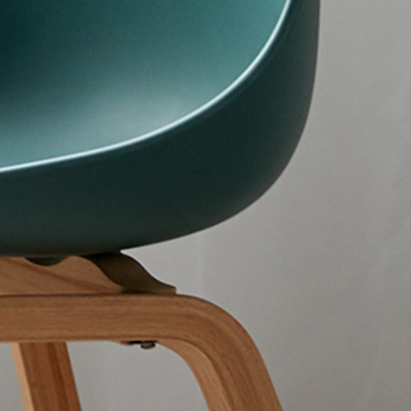 Scandinavian Restaurant Solid Back Side Chair Wood Matte Finish Dining Chair Clearhalo ' kitchen&dining_furn' 'Dining Chairs' 'Dining Tables & Seating' 'dining_chair' 'furn' 'furn_dining_chair' 'Furniture' 'furniture_dining_chair' 'Kitchen & Dining Furniture' 'kitchen' 4316035