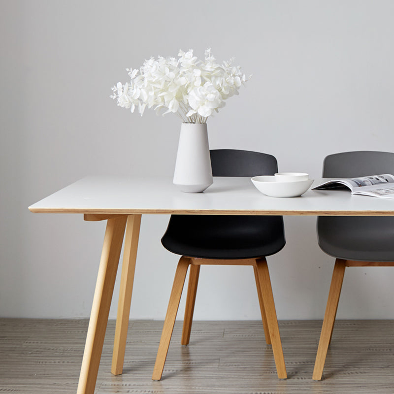 Scandinavian Restaurant Solid Back Side Chair Wood Matte Finish Dining Chair Clearhalo ' kitchen&dining_furn' 'Dining Chairs' 'Dining Tables & Seating' 'dining_chair' 'furn' 'furn_dining_chair' 'Furniture' 'furniture_dining_chair' 'Kitchen & Dining Furniture' 'kitchen' 4316036