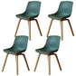 Scandinavian Restaurant Solid Back Side Chair Wood Matte Finish Dining Chair Navy 4 Piece Set Natural Wood Clearhalo ' kitchen&dining_furn' 'Dining Chairs' 'Dining Tables & Seating' 'dining_chair' 'furn' 'furn_dining_chair' 'Furniture' 'furniture_dining_chair' 'Kitchen & Dining Furniture' 'kitchen' 4316044