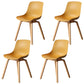 Scandinavian Restaurant Solid Back Side Chair Wood Matte Finish Dining Chair Ginger 4 Piece Set Natural Wood Clearhalo ' kitchen&dining_furn' 'Dining Chairs' 'Dining Tables & Seating' 'dining_chair' 'furn' 'furn_dining_chair' 'Furniture' 'furniture_dining_chair' 'Kitchen & Dining Furniture' 'kitchen' 4316052