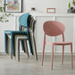 Scandinavian Restaurant Open Back Side Chair Plastic Matte Finish Dining Chair Clearhalo ' kitchen&dining_furn' 'Dining Chairs' 'Dining Tables & Seating' 'dining_chair' 'furn' 'furn_dining_chair' 'Furniture' 'furniture_dining_chair' 'Kitchen & Dining Furniture' 'kitchen' 4316080