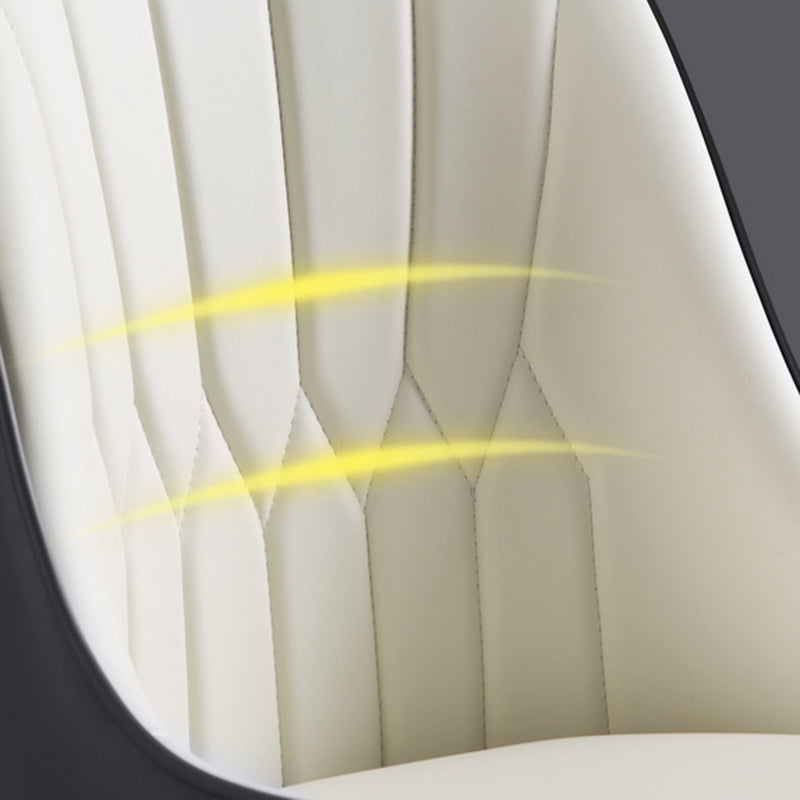 Home Scandinavian Arm Chair Metal Parsons Upholstered Dining Room Chair Clearhalo ' kitchen&dining_furn' 'Dining Chairs' 'Dining Tables & Seating' 'dining_chair' 'furn' 'furn_dining_chair' 'Furniture' 'furniture_dining_chair' 'Kitchen & Dining Furniture' 'kitchen' 4316135