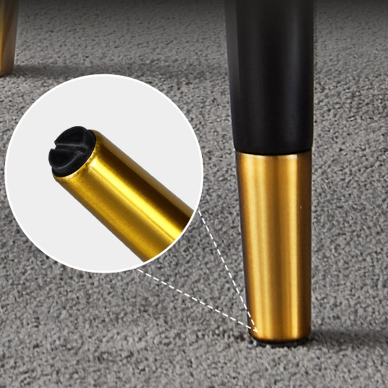 Home Scandinavian Arm Chair Metal Parsons Upholstered Dining Room Chair Clearhalo ' kitchen&dining_furn' 'Dining Chairs' 'Dining Tables & Seating' 'dining_chair' 'furn' 'furn_dining_chair' 'Furniture' 'furniture_dining_chair' 'Kitchen & Dining Furniture' 'kitchen' 4316139