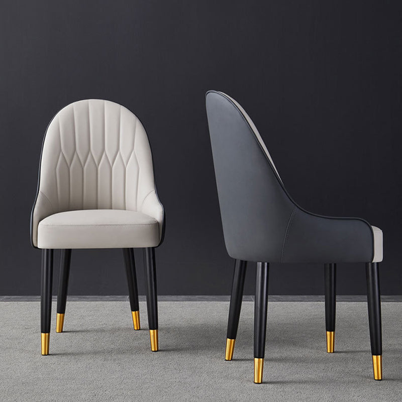 Home Scandinavian Arm Chair Metal Upholstered Parsons Dining Room Chair Clearhalo ' kitchen&dining_furn' 'Dining Chairs' 'Dining Tables & Seating' 'dining_chair' 'furn' 'furn_dining_chair' 'Furniture' 'furniture_dining_chair' 'Kitchen & Dining Furniture' 'kitchen' 4316155