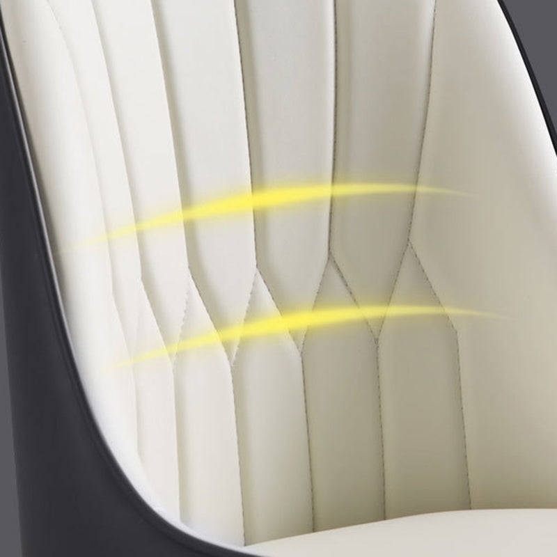 Home Scandinavian Arm Chair Metal Upholstered Parsons Dining Room Chair Clearhalo ' kitchen&dining_furn' 'Dining Chairs' 'Dining Tables & Seating' 'dining_chair' 'furn' 'furn_dining_chair' 'Furniture' 'furniture_dining_chair' 'Kitchen & Dining Furniture' 'kitchen' 4316162