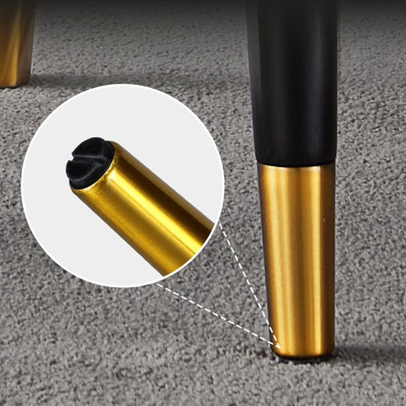 Home Scandinavian Arm Chair Metal Upholstered Parsons Dining Room Chair Clearhalo ' kitchen&dining_furn' 'Dining Chairs' 'Dining Tables & Seating' 'dining_chair' 'furn' 'furn_dining_chair' 'Furniture' 'furniture_dining_chair' 'Kitchen & Dining Furniture' 'kitchen' 4316165