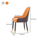 Home Scandinavian Arm Chair Metal Upholstered Parsons Dining Room Chair Clearhalo ' kitchen&dining_furn' 'Dining Chairs' 'Dining Tables & Seating' 'dining_chair' 'furn' 'furn_dining_chair' 'Furniture' 'furniture_dining_chair' 'Kitchen & Dining Furniture' 'kitchen' 4316166