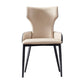 Contemporary Home Arm Chair Wingback Upholstered Metal Dining Room Chair Clearhalo ' kitchen&dining_furn' 'Dining Chairs' 'Dining Tables & Seating' 'dining_chair' 'furn' 'furn_dining_chair' 'Furniture' 'furniture_dining_chair' 'Kitchen & Dining Furniture' 'kitchen' 4316173