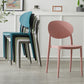 Scandinavian Plastic Restaurant Side Chair Open Back Matte Finish Dining Chair Clearhalo ' kitchen&dining_furn' 'Dining Chairs' 'Dining Tables & Seating' 'dining_chair' 'furn' 'furn_dining_chair' 'Furniture' 'furniture_dining_chair' 'Kitchen & Dining Furniture' 'kitchen' 4316187