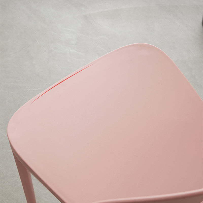 Scandinavian Plastic Restaurant Side Chair Open Back Matte Finish Dining Chair Clearhalo ' kitchen&dining_furn' 'Dining Chairs' 'Dining Tables & Seating' 'dining_chair' 'furn' 'furn_dining_chair' 'Furniture' 'furniture_dining_chair' 'Kitchen & Dining Furniture' 'kitchen' 4316192