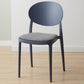 Scandinavian Plastic Restaurant Side Chair Open Back Matte Finish Dining Chair Gray Blue 1 Piece Clearhalo ' kitchen&dining_furn' 'Dining Chairs' 'Dining Tables & Seating' 'dining_chair' 'furn' 'furn_dining_chair' 'Furniture' 'furniture_dining_chair' 'Kitchen & Dining Furniture' 'kitchen' 4316217