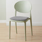 Scandinavian Plastic Restaurant Side Chair Open Back Matte Finish Dining Chair Gray-Green 1 Piece Clearhalo ' kitchen&dining_furn' 'Dining Chairs' 'Dining Tables & Seating' 'dining_chair' 'furn' 'furn_dining_chair' 'Furniture' 'furniture_dining_chair' 'Kitchen & Dining Furniture' 'kitchen' 4316232