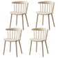 Scandinavian Home Slat Back Side Chair Matte Finish Plastic Dining Chair Khaki 4 Piece Set Clearhalo ' kitchen&dining_furn' 'Dining Chairs' 'Dining Tables & Seating' 'dining_chair' 'furn' 'furn_dining_chair' 'Furniture' 'furniture_dining_chair' 'Kitchen & Dining Furniture' 'kitchen' 4316293