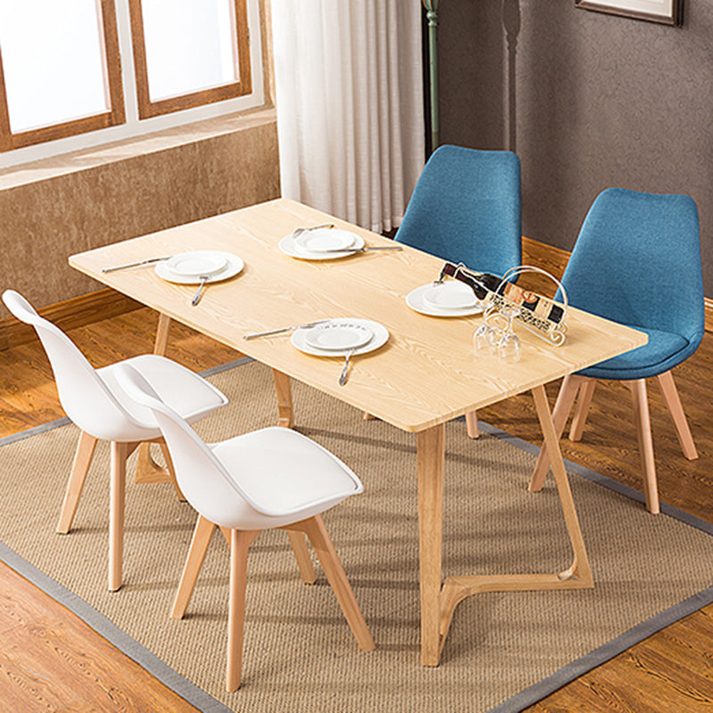 Scandinavian Upholstered Home Side Chair Parsons Matte Finish Dining Chair Clearhalo ' kitchen&dining_furn' 'Dining Chairs' 'Dining Tables & Seating' 'dining_chair' 'Furniture' 'furniture_dining_chair' 'Kitchen & Dining Furniture' 'kitchen' 4316316