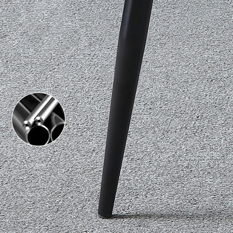 Modern Leather Dining Room Chair Arm Metal Dining Chairs for Restaurant Clearhalo ' kitchen&dining_furn' 'Dining Chairs' 'Dining Tables & Seating' 'dining_chair' 'furn' 'furn_dining_chair' 'Furniture' 'furniture_dining_chair' 'Kitchen & Dining Furniture' 'kitchen' 4316329