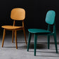 Scandinavian Restaurant Plastic Side Chair Open Back Matte Finish Dining Chair Clearhalo ' kitchen&dining_furn' 'Dining Chairs' 'Dining Tables & Seating' 'dining_chair' 'Furniture' 'furniture_dining_chair' 'Kitchen & Dining Furniture' 'kitchen' 4316337