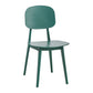 Scandinavian Restaurant Plastic Side Chair Open Back Matte Finish Dining Chair Clearhalo ' kitchen&dining_furn' 'Dining Chairs' 'Dining Tables & Seating' 'dining_chair' 'Furniture' 'furniture_dining_chair' 'Kitchen & Dining Furniture' 'kitchen' 4316346