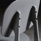 Scandinavian Restaurant Plastic Side Chair Open Back Matte Finish Dining Chair Clearhalo ' kitchen&dining_furn' 'Dining Chairs' 'Dining Tables & Seating' 'dining_chair' 'Furniture' 'furniture_dining_chair' 'Kitchen & Dining Furniture' 'kitchen' 4316349