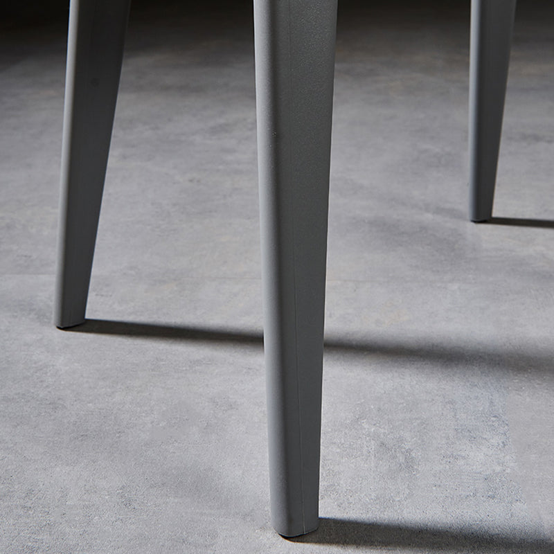 Scandinavian Restaurant Plastic Side Chair Open Back Matte Finish Dining Chair Clearhalo ' kitchen&dining_furn' 'Dining Chairs' 'Dining Tables & Seating' 'dining_chair' 'Furniture' 'furniture_dining_chair' 'Kitchen & Dining Furniture' 'kitchen' 4316351