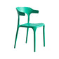 Scandinavian Plastic Stackable Side Chair Open Back Matte Finish Dining Chair Clearhalo ' kitchen&dining_furn' 'Dining Chairs' 'Dining Tables & Seating' 'dining_chair' 'furn' 'furn_dining_chair' 'Furniture' 'furniture_dining_chair' 'Kitchen & Dining Furniture' 'kitchen' 4316363