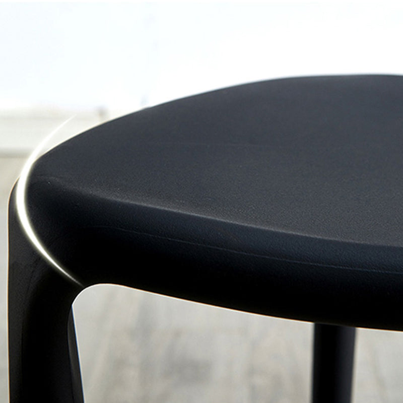 Scandinavian Plastic Stackable Side Chair Open Back Matte Finish Dining Chair Clearhalo ' kitchen&dining_furn' 'Dining Chairs' 'Dining Tables & Seating' 'dining_chair' 'furn' 'furn_dining_chair' 'Furniture' 'furniture_dining_chair' 'Kitchen & Dining Furniture' 'kitchen' 4316371