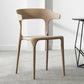 Scandinavian Plastic Stackable Side Chair Open Back Matte Finish Dining Chair Khaki 1 Piece Clearhalo ' kitchen&dining_furn' 'Dining Chairs' 'Dining Tables & Seating' 'dining_chair' 'furn' 'furn_dining_chair' 'Furniture' 'furniture_dining_chair' 'Kitchen & Dining Furniture' 'kitchen' 4316374
