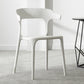 Scandinavian Plastic Stackable Side Chair Open Back Matte Finish Dining Chair White 1 Piece Clearhalo ' kitchen&dining_furn' 'Dining Chairs' 'Dining Tables & Seating' 'dining_chair' 'furn' 'furn_dining_chair' 'Furniture' 'furniture_dining_chair' 'Kitchen & Dining Furniture' 'kitchen' 4316391