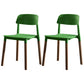 Scandinavian Wood Restaurant Side Chair Open Back Matte Finish Dining Chair Green 2 Piece Set Clearhalo ' kitchen&dining_furn' 'Dining Chairs' 'Dining Tables & Seating' 'dining_chair' 'furn' 'furn_dining_chair' 'Furniture' 'furniture_dining_chair' 'Kitchen & Dining Furniture' 'kitchen' 4316416