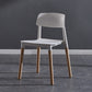 Scandinavian Wood Restaurant Side Chair Open Back Matte Finish Dining Chair White 1 Piece Clearhalo ' kitchen&dining_furn' 'Dining Chairs' 'Dining Tables & Seating' 'dining_chair' 'furn' 'furn_dining_chair' 'Furniture' 'furniture_dining_chair' 'Kitchen & Dining Furniture' 'kitchen' 4316427