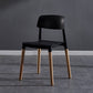 Scandinavian Wood Restaurant Side Chair Open Back Matte Finish Dining Chair Black 1 Piece Clearhalo ' kitchen&dining_furn' 'Dining Chairs' 'Dining Tables & Seating' 'dining_chair' 'furn' 'furn_dining_chair' 'Furniture' 'furniture_dining_chair' 'Kitchen & Dining Furniture' 'kitchen' 4316433