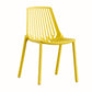 Restaurant Contemporary Plastic Side Chair Matte Finish Slat Back Dining Chair Clearhalo ' kitchen&dining_furn' 'Dining Chairs' 'Dining Tables & Seating' 'dining_chair' 'furn' 'furn_dining_chair' 'Furniture' 'furniture_dining_chair' 'Kitchen & Dining Furniture' 'kitchen' 4316490