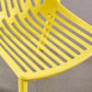 Restaurant Contemporary Plastic Side Chair Matte Finish Slat Back Dining Chair Clearhalo ' kitchen&dining_furn' 'Dining Chairs' 'Dining Tables & Seating' 'dining_chair' 'furn' 'furn_dining_chair' 'Furniture' 'furniture_dining_chair' 'Kitchen & Dining Furniture' 'kitchen' 4316497