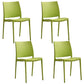 Contemporary Style Dining Chairs Plastic Armless Side Chairs for Kitchen Green 4 Piece Set Clearhalo ' kitchen&dining_furn' 'Dining Chairs' 'Dining Tables & Seating' 'dining_chair' 'furn' 'furn_dining_chair' 'Furniture' 'furniture_dining_chair' 'Kitchen & Dining Furniture' 'kitchen' 4316529