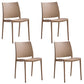 Contemporary Style Dining Chairs Plastic Armless Side Chairs for Kitchen Light Gray 4 Piece Set Clearhalo ' kitchen&dining_furn' 'Dining Chairs' 'Dining Tables & Seating' 'dining_chair' 'furn' 'furn_dining_chair' 'Furniture' 'furniture_dining_chair' 'Kitchen & Dining Furniture' 'kitchen' 4316533