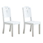Modern Wood Dining Room Chair Armless Open Back Dining Chair for Home Use White 2 Piece Set Clearhalo ' kitchen&dining_furn' 'Dining Chairs' 'Dining Tables & Seating' 'dining_chair' 'furn' 'furn_dining_chair' 'Furniture' 'furniture_dining_chair' 'Kitchen & Dining Furniture' 'kitchen' 4316573