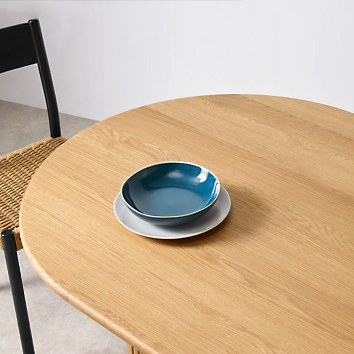 Oval Solid Wood Brown Table Simplicity Double Pedestal Table for Dining Room Clearhalo ' dining_table' 'Dining Tables & Seating' 'Dining Tables' 'furn' 'furn_dining_table' 'Furniture' 'furniture_dining_table' 'Kitchen & Dining Furniture' 'kitchen&dining_furn' 'kitchen' 'kitchen_dining_table' 4316585