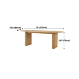 Oval Solid Wood Brown Table Simplicity Double Pedestal Table for Dining Room Clearhalo ' dining_table' 'Dining Tables & Seating' 'Dining Tables' 'furn' 'furn_dining_table' 'Furniture' 'furniture_dining_table' 'Kitchen & Dining Furniture' 'kitchen&dining_furn' 'kitchen' 'kitchen_dining_table' 4316593